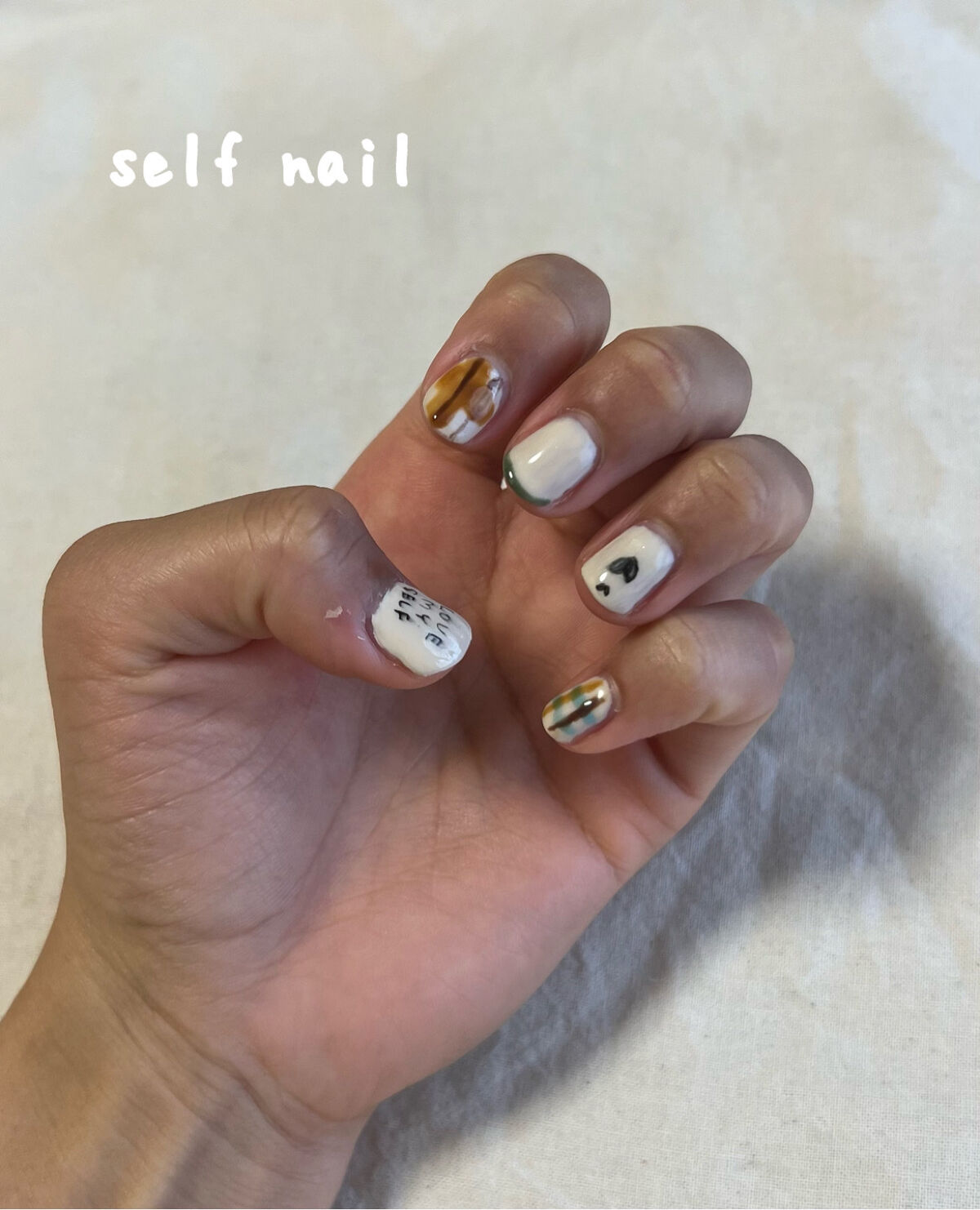 ジェルネイルユニコーン/セリア/ジェルネイルを使ったクチコミ（1枚目）