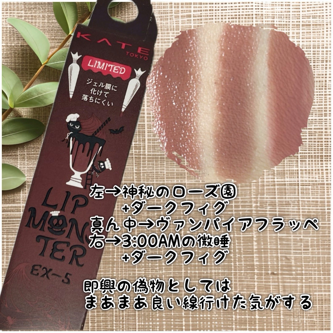 ケイト リップモンスター/KATE/口紅を使ったクチコミ（3枚目）