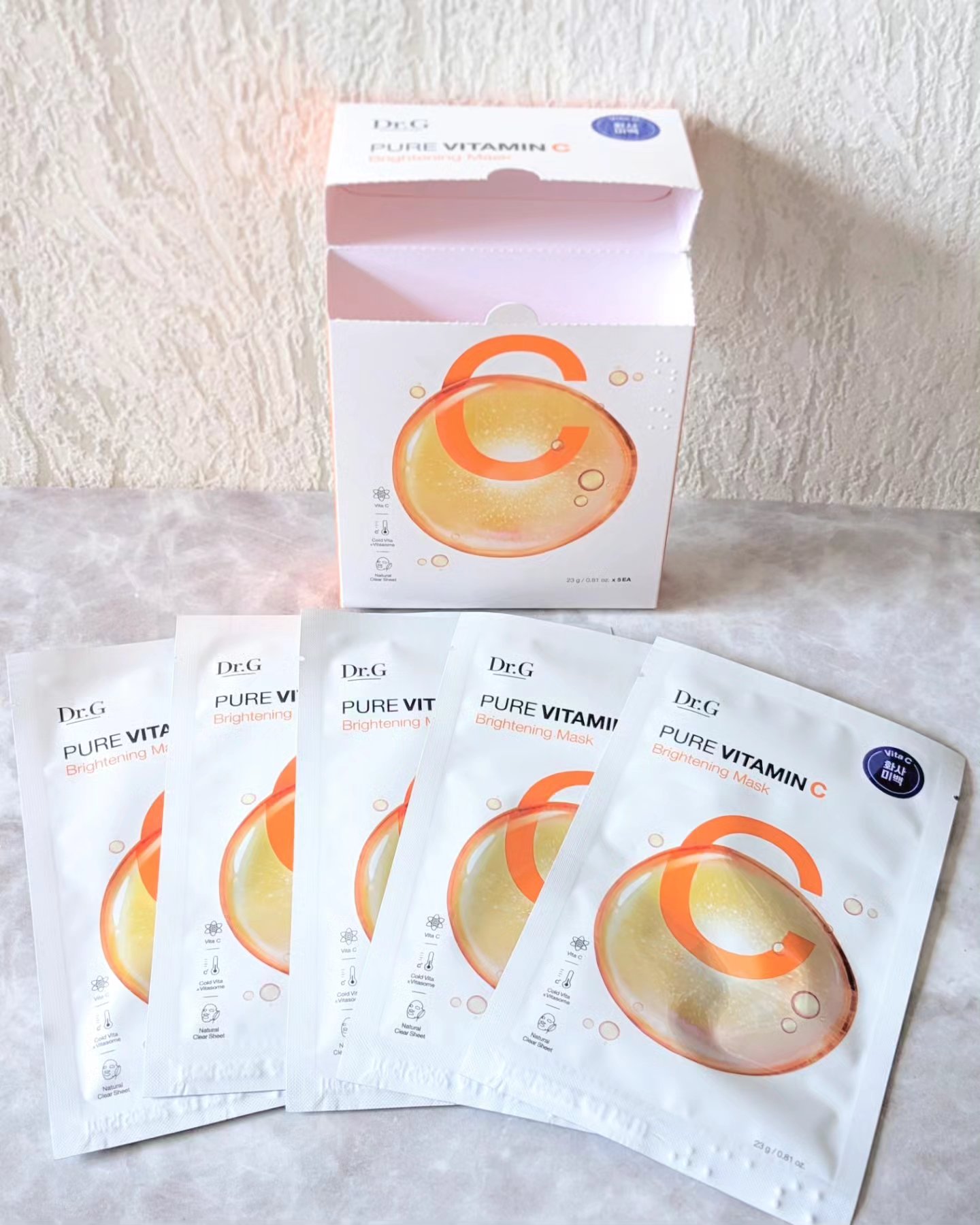 ドクタージー ピュア ビタミンC ブライトニングマスク/Dr.G/シートマスク・パックを使ったクチコミ（1枚目）