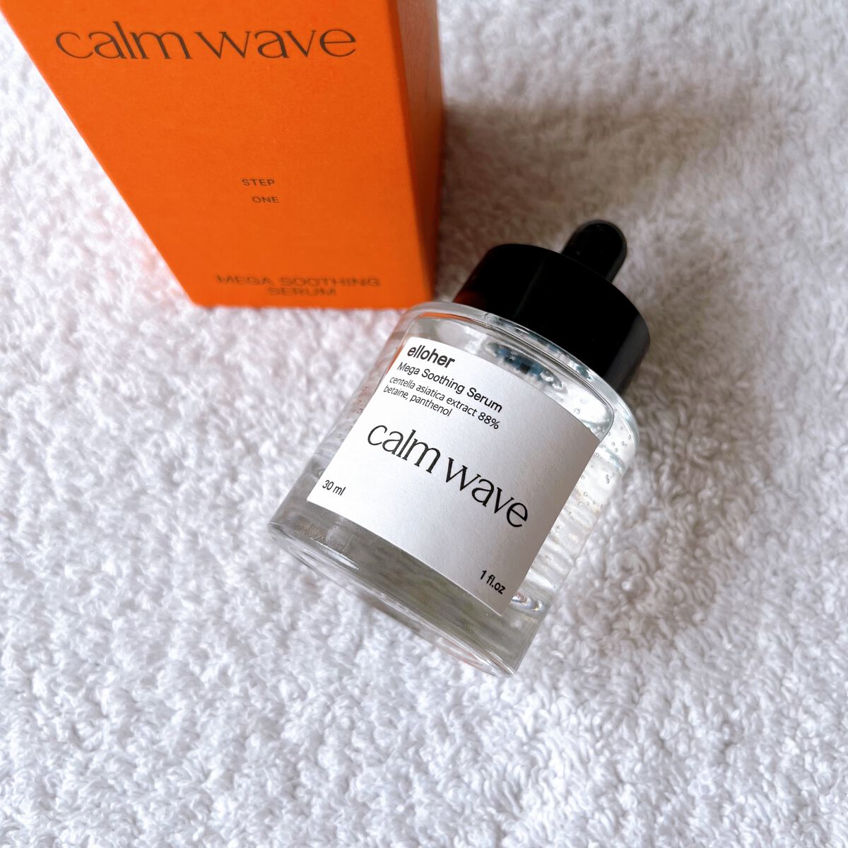 カームウェーブ - Mega Soothing Serum/elloher/美容液を使ったクチコミ(1枚目)