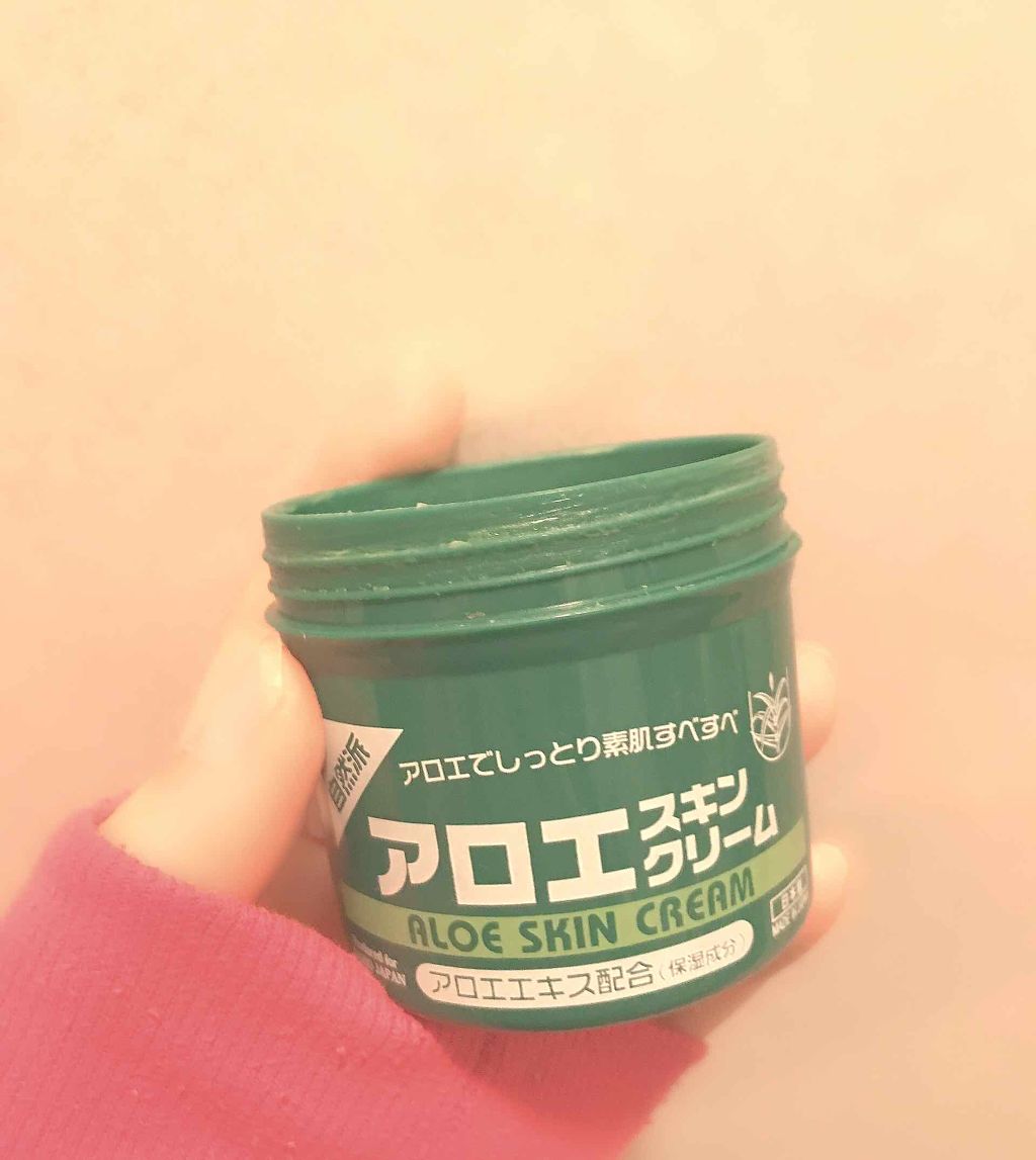 アロエスキンクリーム 100g/DAISO/フェイスクリームを使ったクチコミ(1枚目)