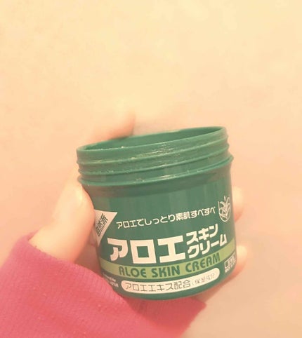 アロエスキンクリーム 100g/DAISO/フェイスクリームを使ったクチコミ(1枚目)