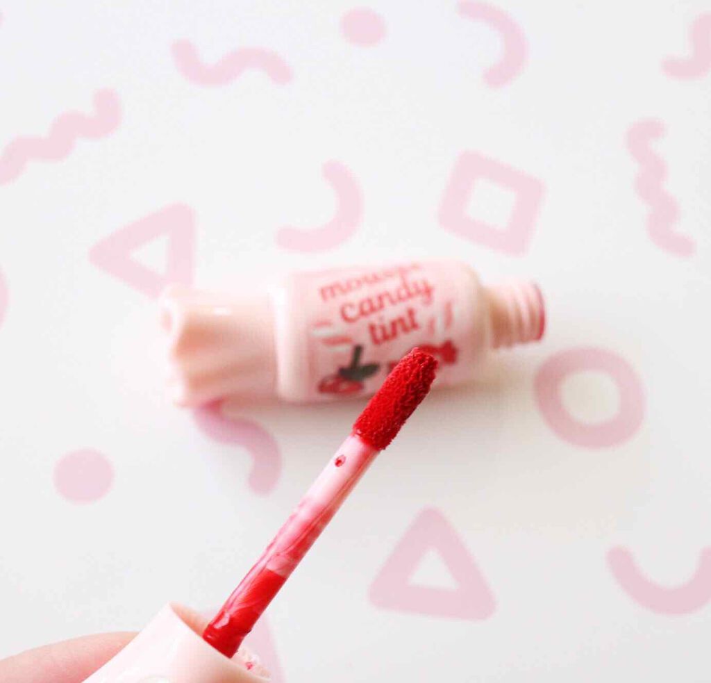 ムース キャンディー ティント/the SAEM/リップティントを使ったクチコミ（2枚目）