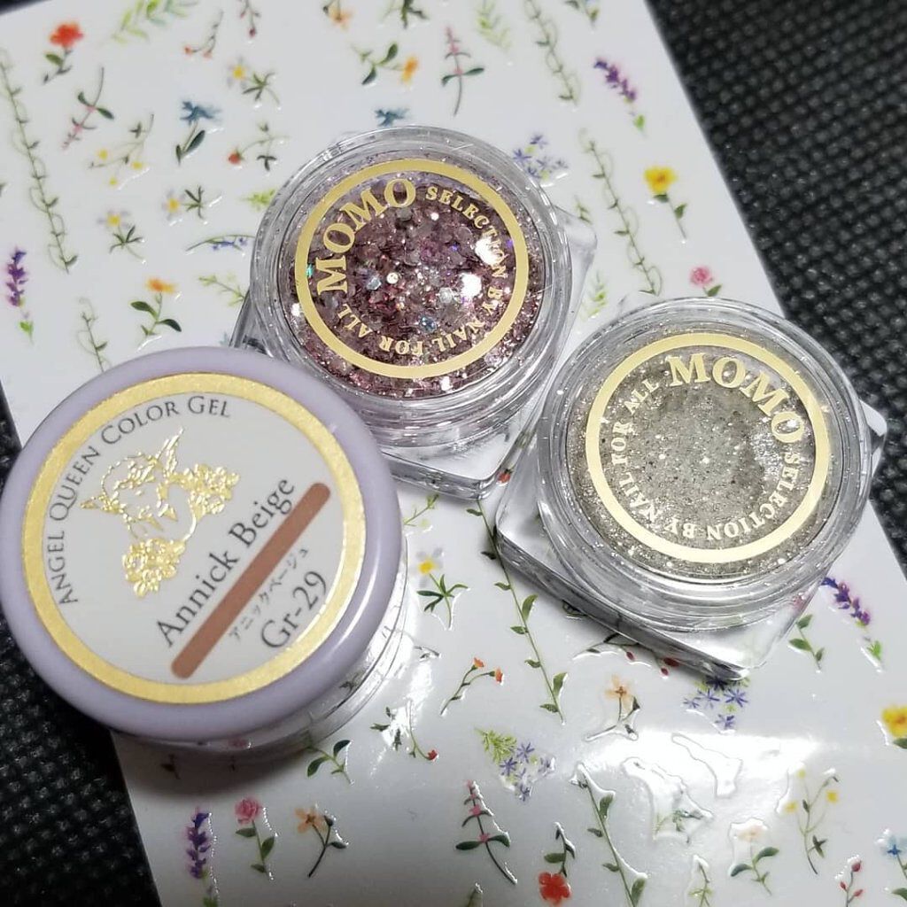 MOMOグリッター/nail for all/ネイルチップ・パーツを使ったクチコミ（2枚目）