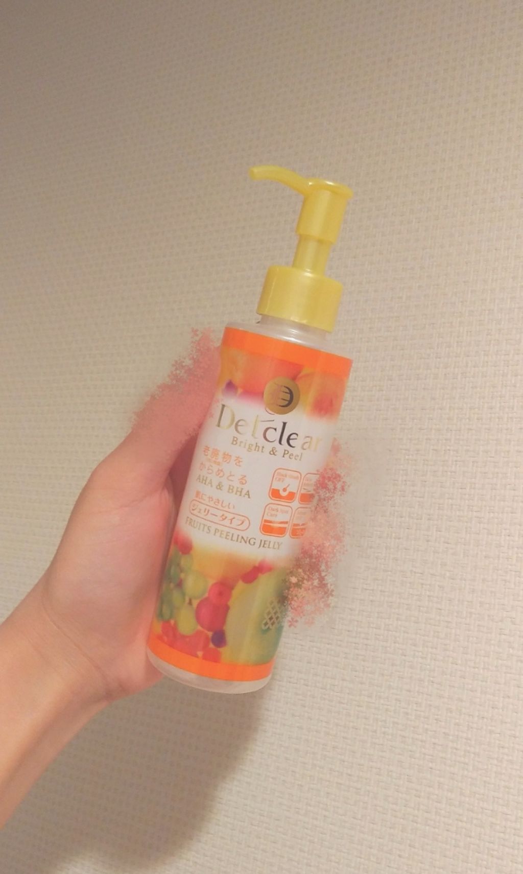 DETクリア ブライト&ピール ピーリングジェリー<ミックスフルーツの香り>/Detclear/ピーリングを使ったクチコミ(2枚目)