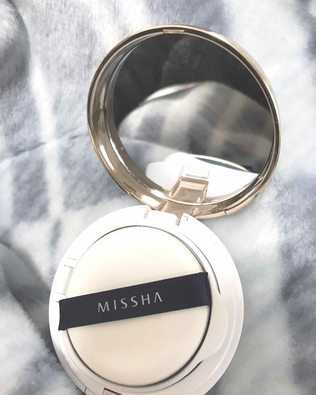 M クッション ファンデーション(モイスチャー)/MISSHA/クッションファンデーションを使ったクチコミ(2枚目)