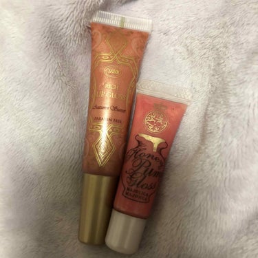 SABON リッチリップグロスのクチコミ「SABON リッチリップグロス オータムサンセット

 2130円とお高めですが、程よい発色で.....」（2枚目）