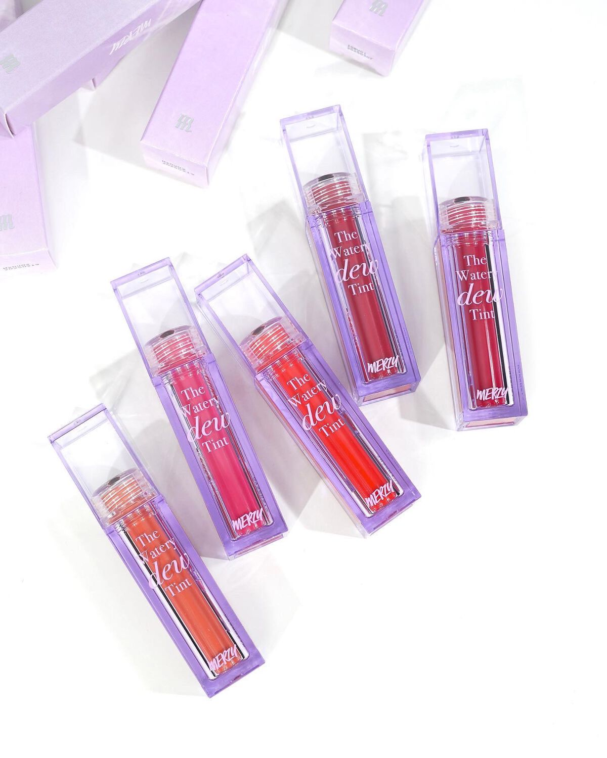 ザ ウォータリーデューティント/MERZY/リップティントを使ったクチコミ（2枚目）