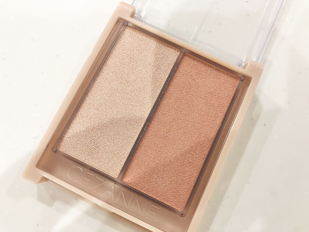 フェイスグロウカラー/CEZANNE/クリームハイライトを使ったクチコミ（2枚目）