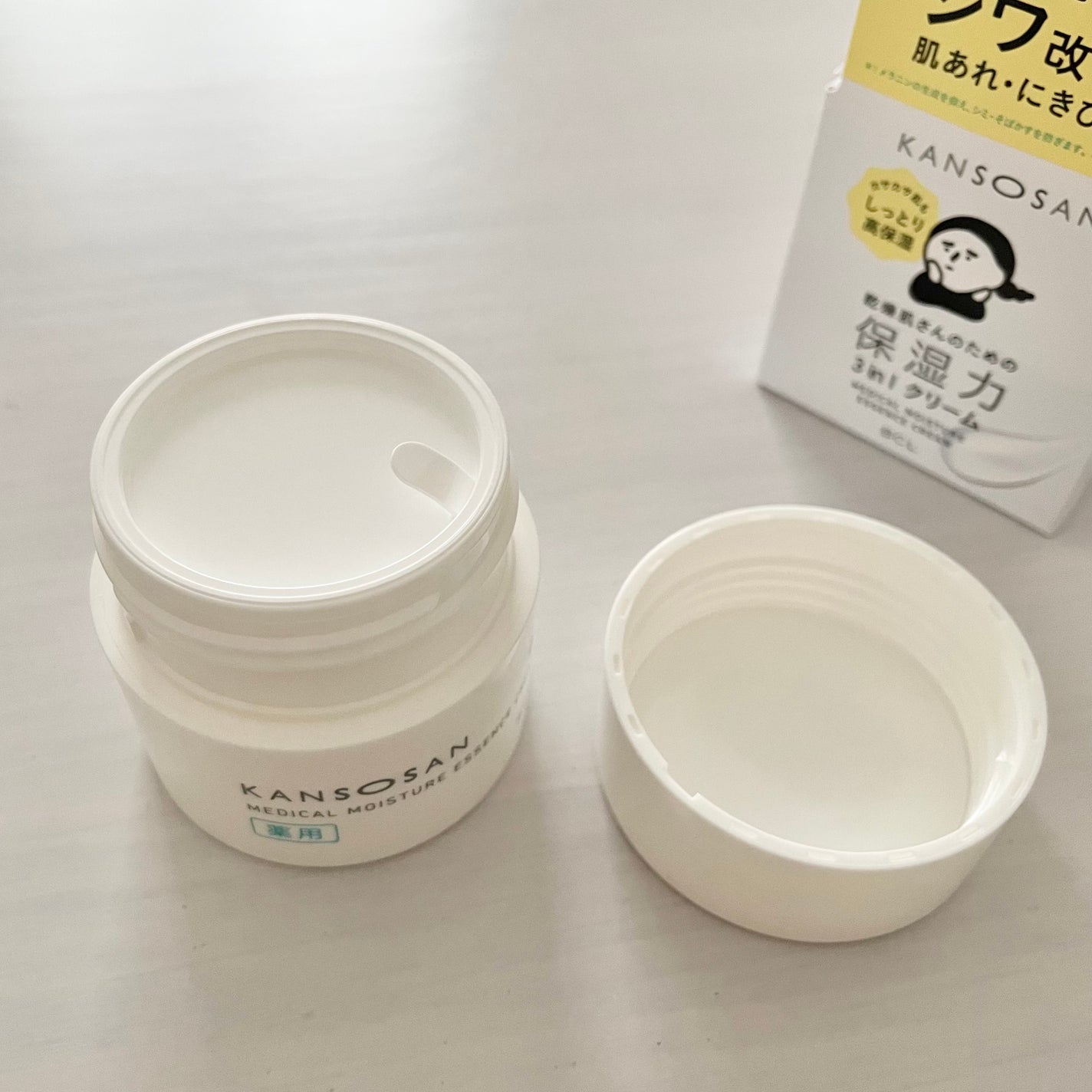 乾燥さん 薬用しっとりクリーム 【医薬部外品】/乾燥さん/フェイスクリームを使ったクチコミ(6枚目)