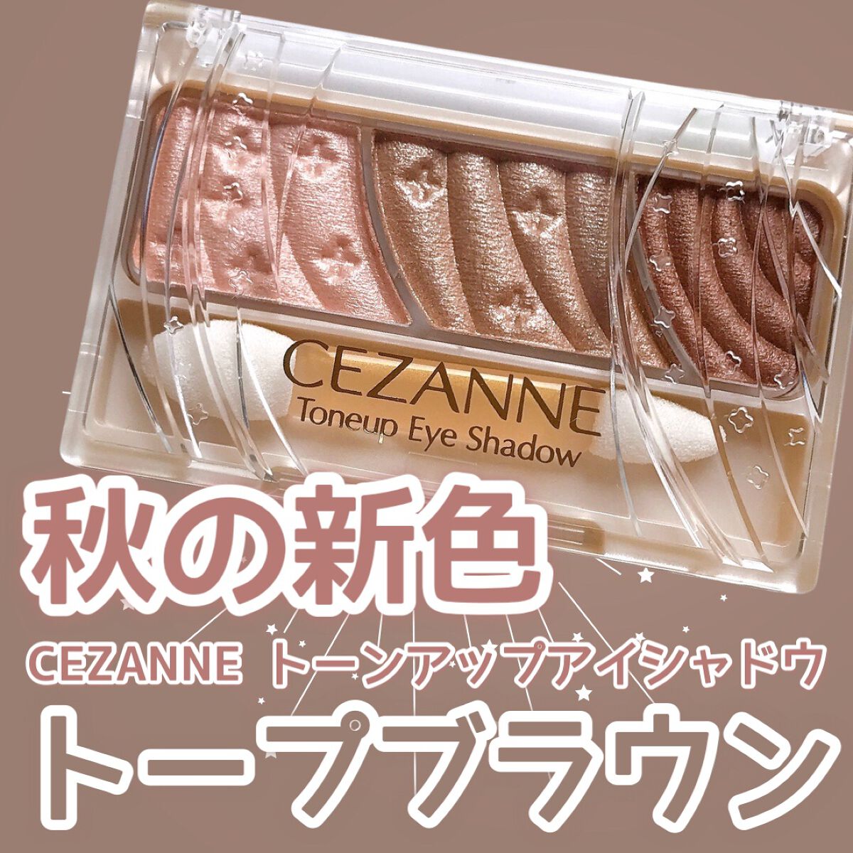 トーンアップアイシャドウ/CEZANNE/アイシャドウパレットを使ったクチコミ(1枚目)
