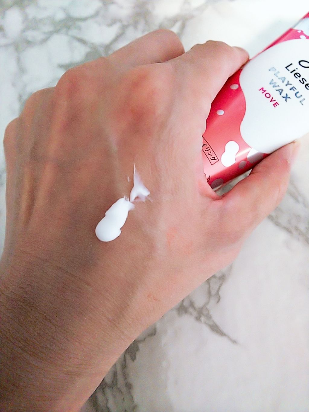 プレイフルワックス 弾ませムーブ/リーゼ/ヘアワックス・クリームを使ったクチコミ（2枚目）