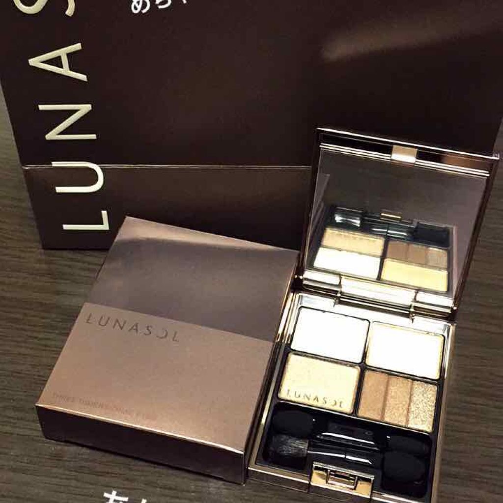 スリーディメンショナルアイズ/LUNASOL/アイシャドウパレットを使ったクチコミ（1枚目）