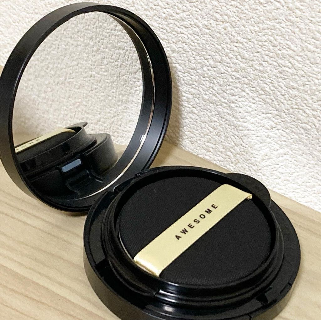 タッチクッション AWESOME/S2ND/クッションファンデーションを使ったクチコミ（2枚目）