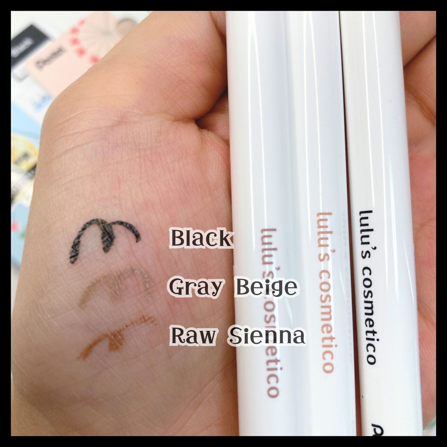 リキッドアイライナー/ルルズコスメティコ/リキッドアイライナーを使ったクチコミ(5枚目)