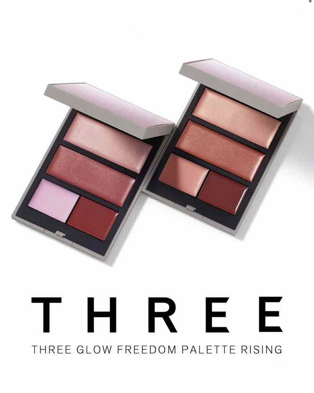 グローフリーダムパレットライジング/THREE/クリームハイライトを使ったクチコミ(1枚目)