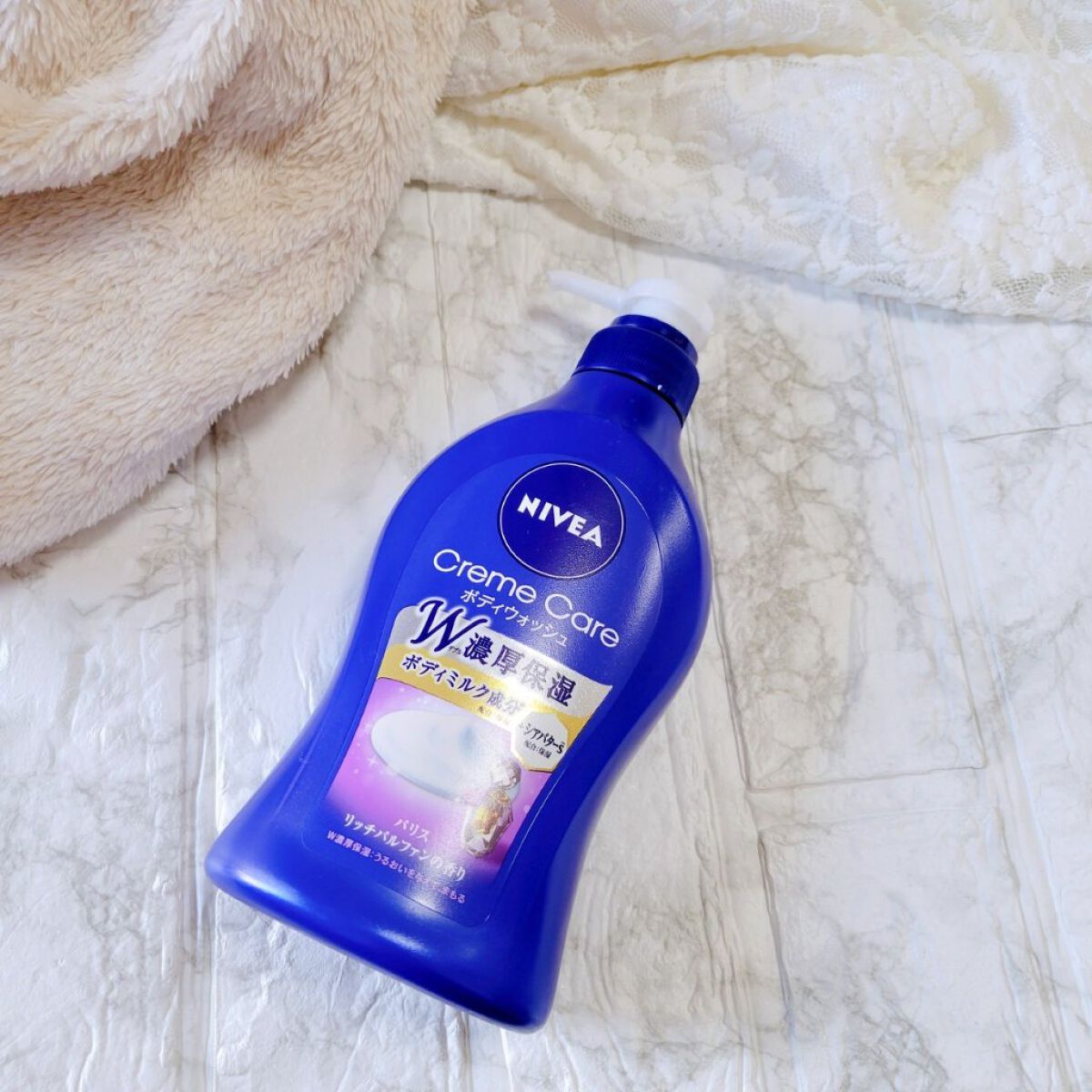 ニベア クリームケア ボディウォッシュ パリスリッチパルファンの香り/ニベア/ボディソープを使ったクチコミ（1枚目）