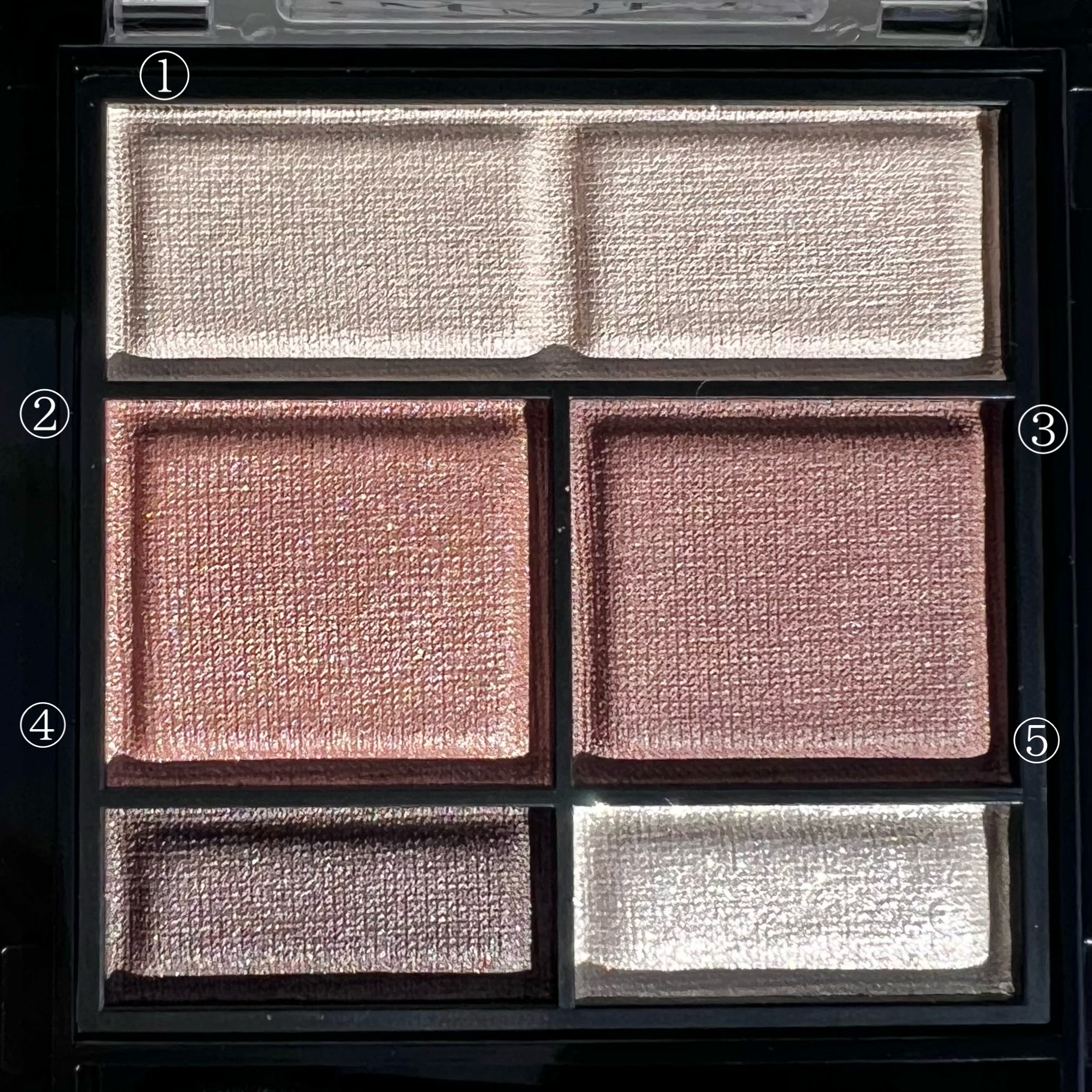 ワンダー スウィート アイシャドウ ソフトマット 001 モカクリームショコラ/リンメル ロンドン/アイシャドウパレットを使ったクチコミ（3枚目）