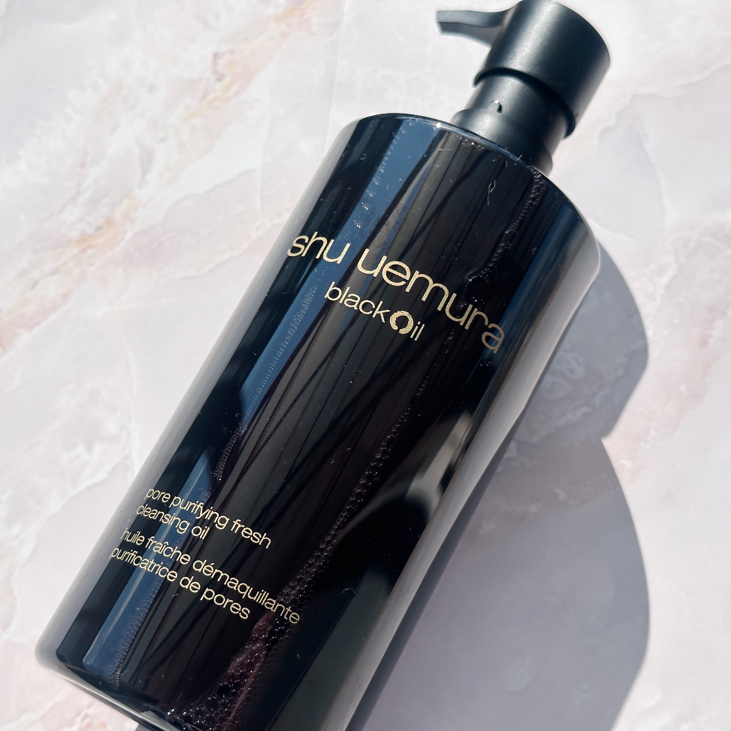 ブラック クレンジング オイル 450ml/shu uemura/オイルクレンジングを使ったクチコミ（1枚目）