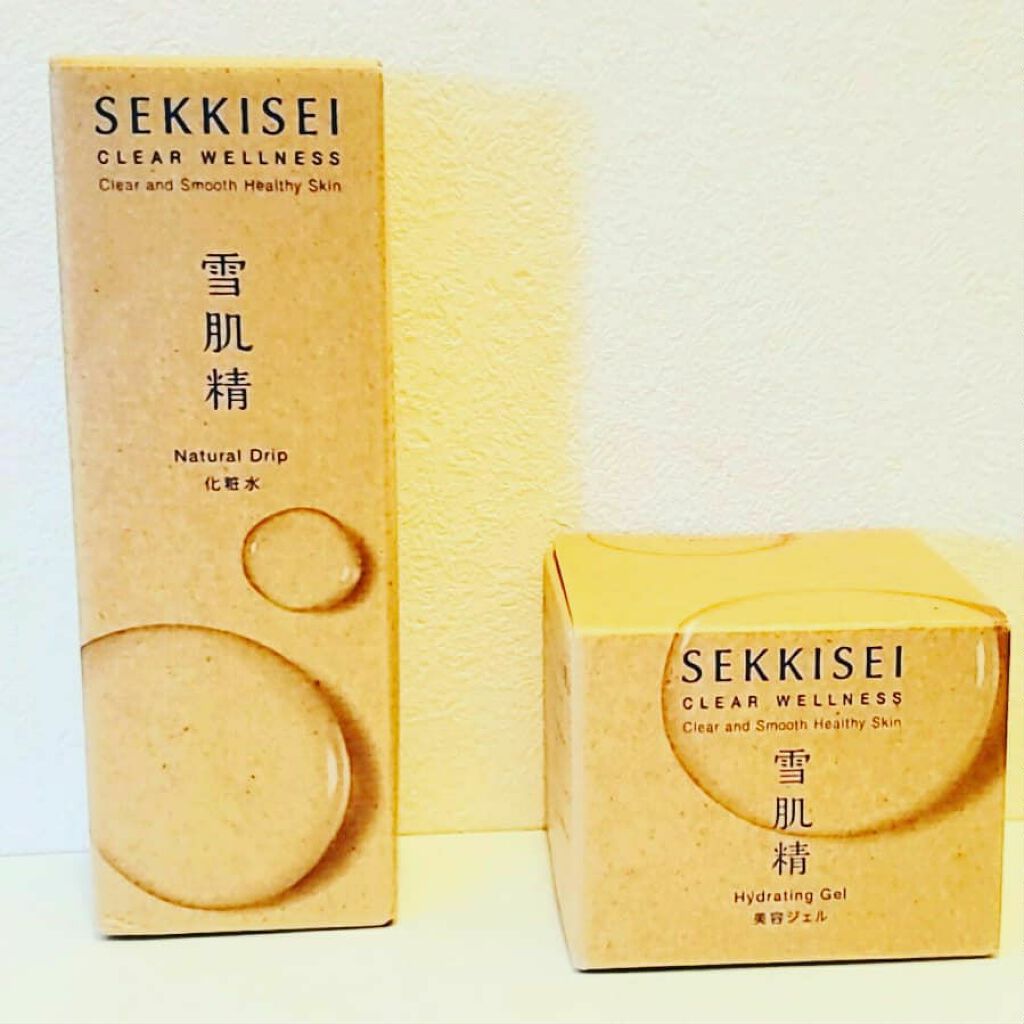 クリアウェルネス ハイドレイティング ジェル/雪肌精/フェイスクリームを使ったクチコミ(4枚目)