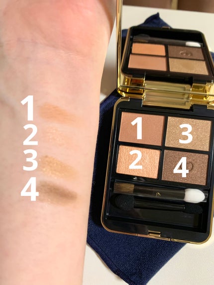 オンブルクルールクアドリ/クレ・ド・ポー ボーテ/アイシャドウパレットを使ったクチコミ(5枚目)