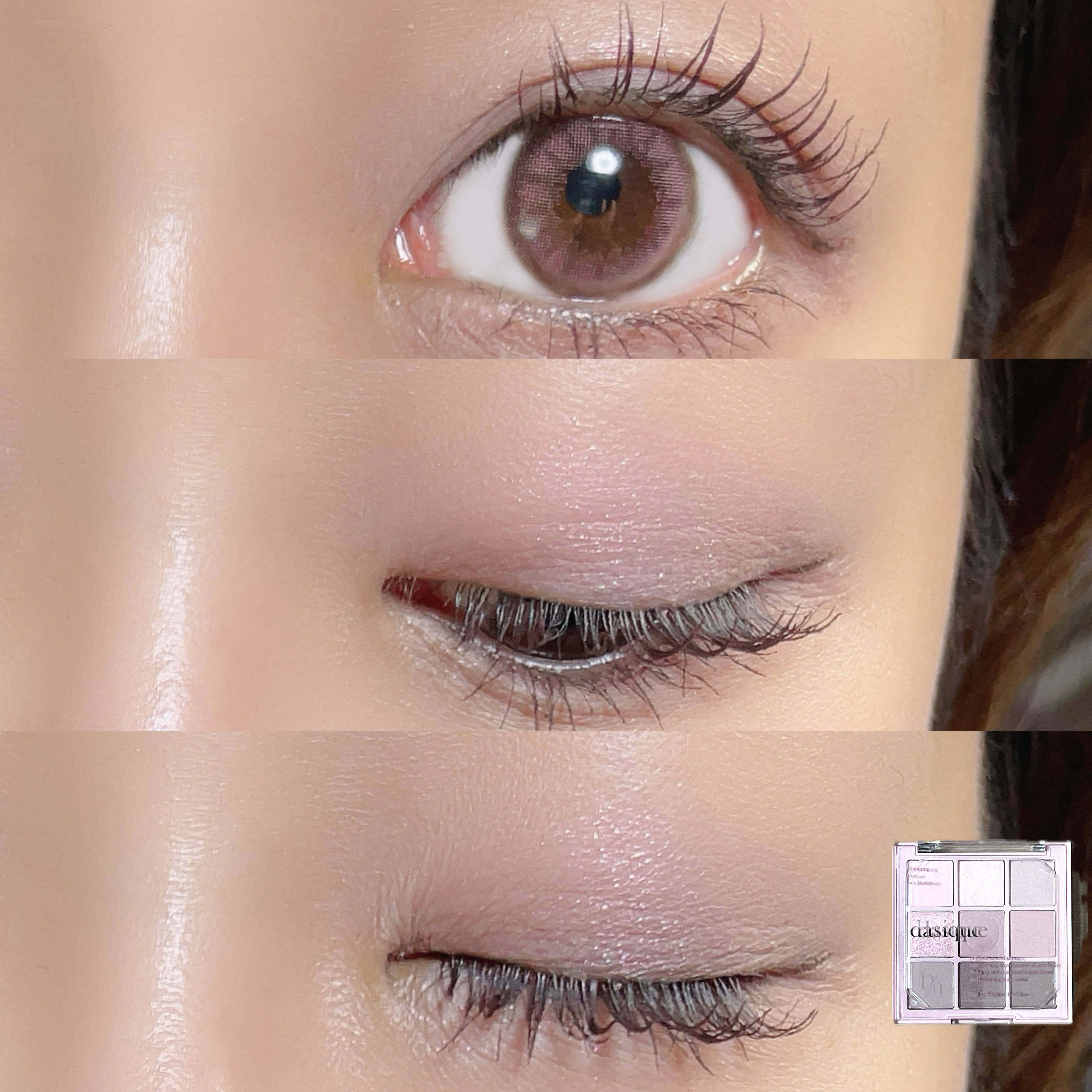 シャドウパレット/dasique/アイシャドウパレットを使ったクチコミ（2枚目）