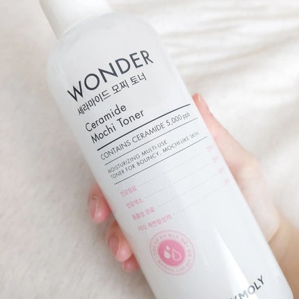 Wonder Ceramide Mochi Toner(トニーモリーワンダーCモチトナー)/TONYMOLY/化粧水を使ったクチコミ(2枚目)