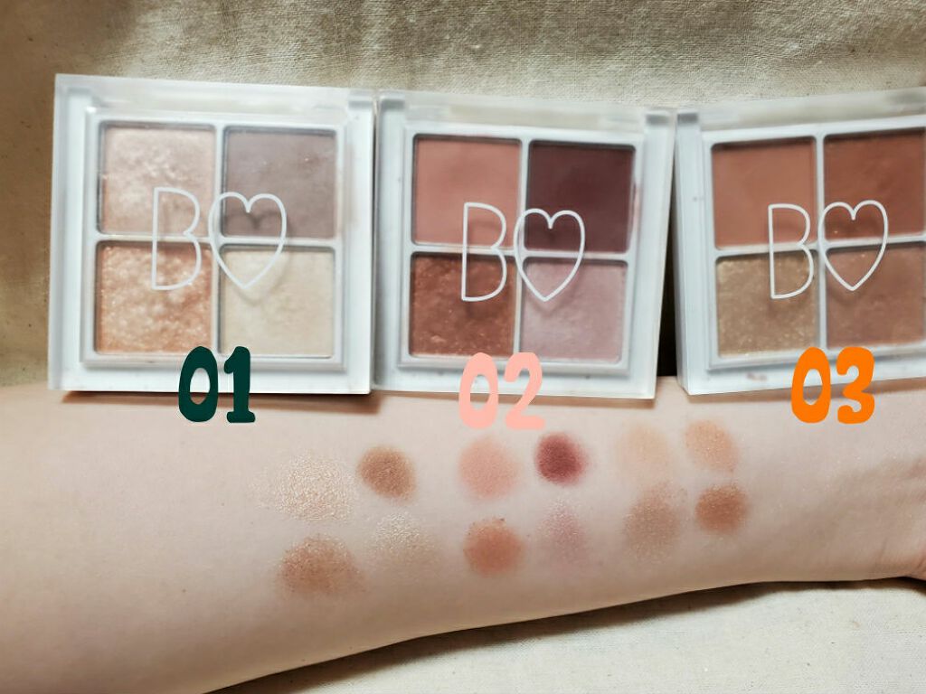 THE アイパレR/b idol/アイシャドウパレットを使ったクチコミ（2枚目）