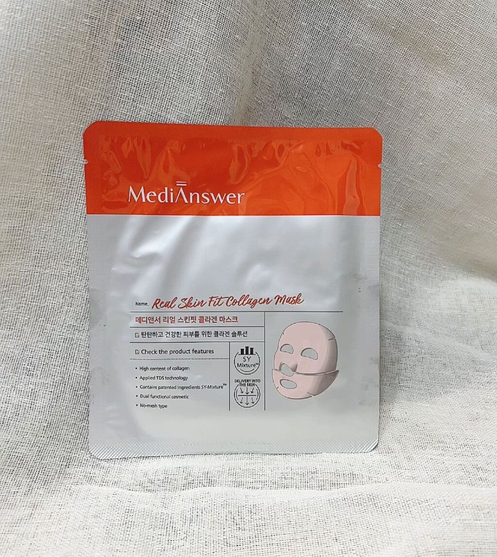 メディアンサー リアルスキンフィットコラーゲンマスク/ABOUT ME/シートマスク・パックを使ったクチコミ（1枚目）
