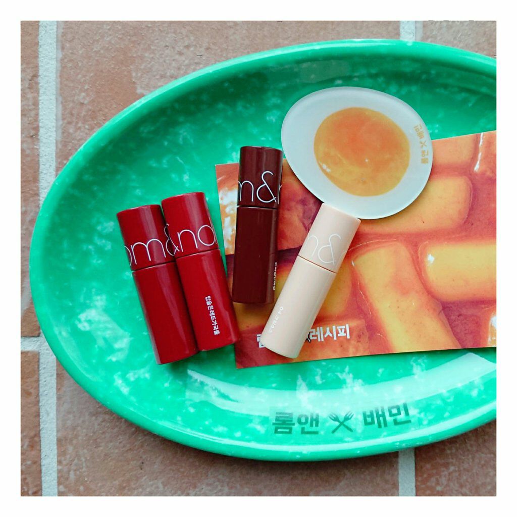 トッポギエディション リップセット/rom&nd/口紅を使ったクチコミ（2枚目）