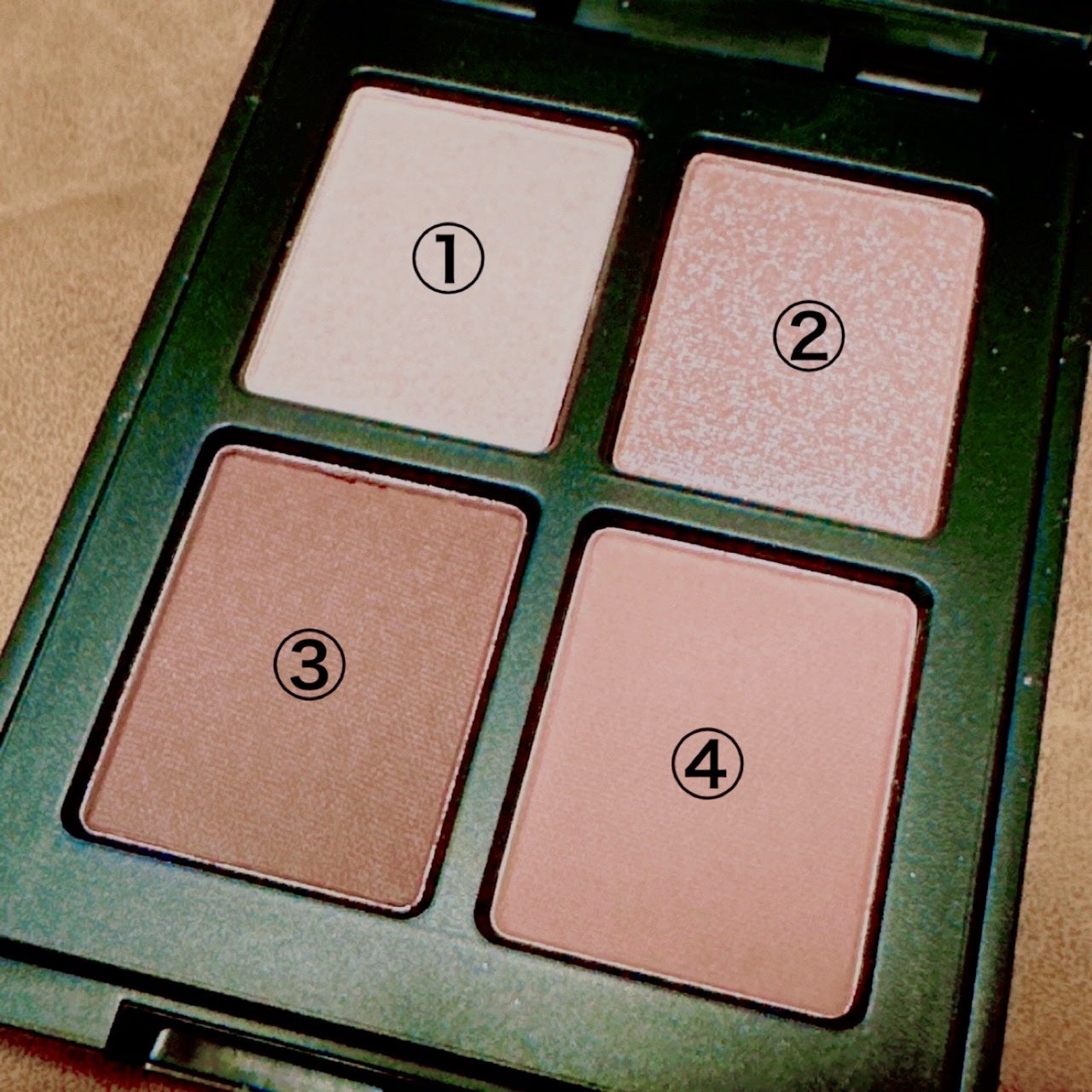 エトワルローズ 4色アイシャドウ/Étoile Rose/アイシャドウパレットを使ったクチコミ(2枚目)