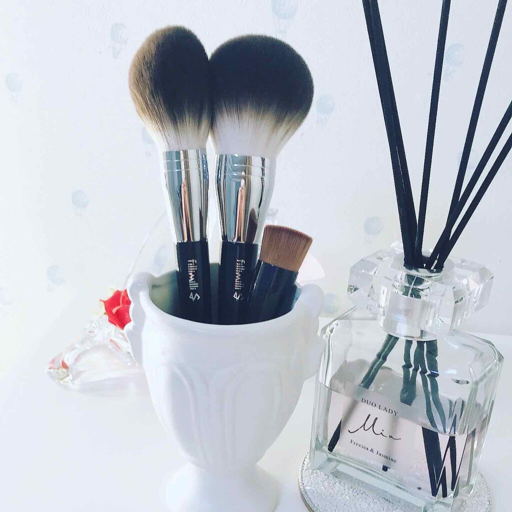 Sシルキーパウダーブラシ (M)882/fillimilli/メイクブラシを使ったクチコミ(4枚目)