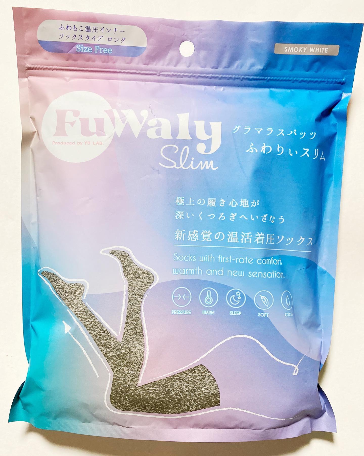 FuWaly Slim ソックスタイプロング/グラマラスパッツシリーズ/着圧ソックス・レギンスを使ったクチコミ（3枚目）