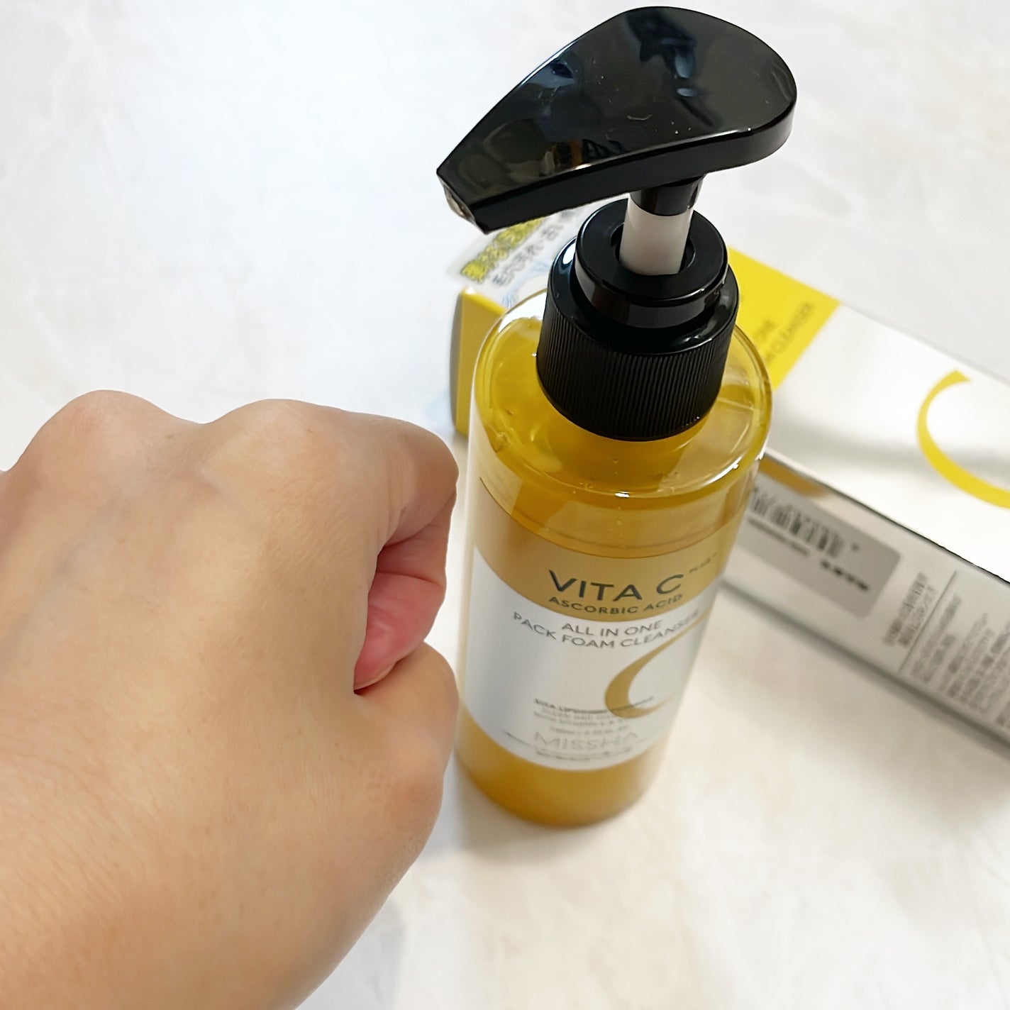 ミシャ ビタシープラス 泡マスク洗顔/MISSHA/泡洗顔を使ったクチコミ(6枚目)