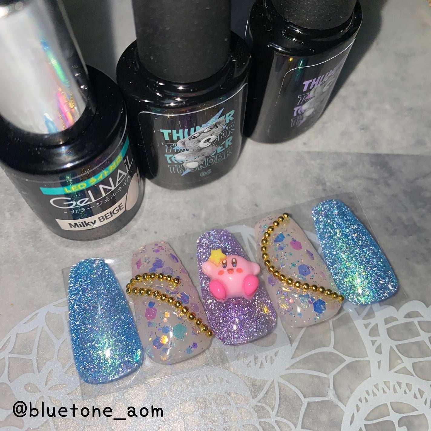 ジェルネイル(ライト対応)/セリア/ジェルネイルを使ったクチコミ(8枚目)