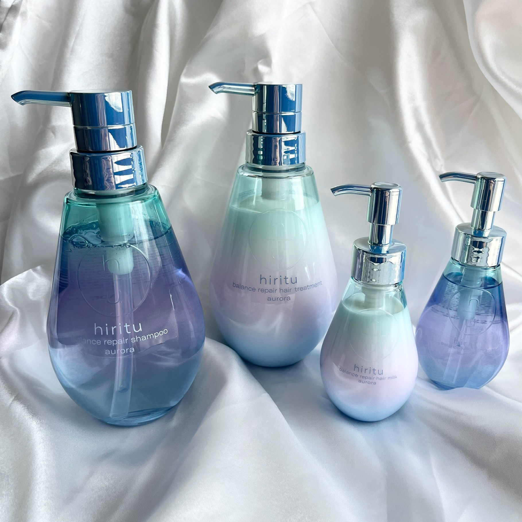 ヒリツ バランスリペアヘアオイル オーロラ/hiritu/ヘアオイルを使ったクチコミ（1枚目）