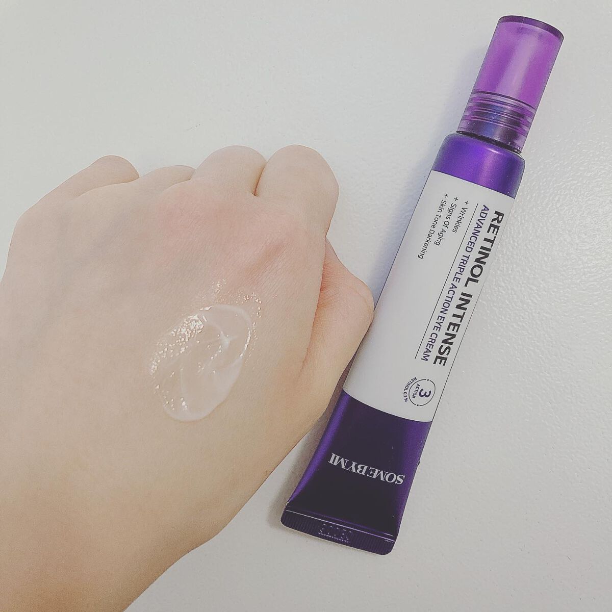 レチノールインテンシブ アドバンスドトリプルアクションアイクリーム/SOME BY MI/アイケア・アイクリームを使ったクチコミ（3枚目）