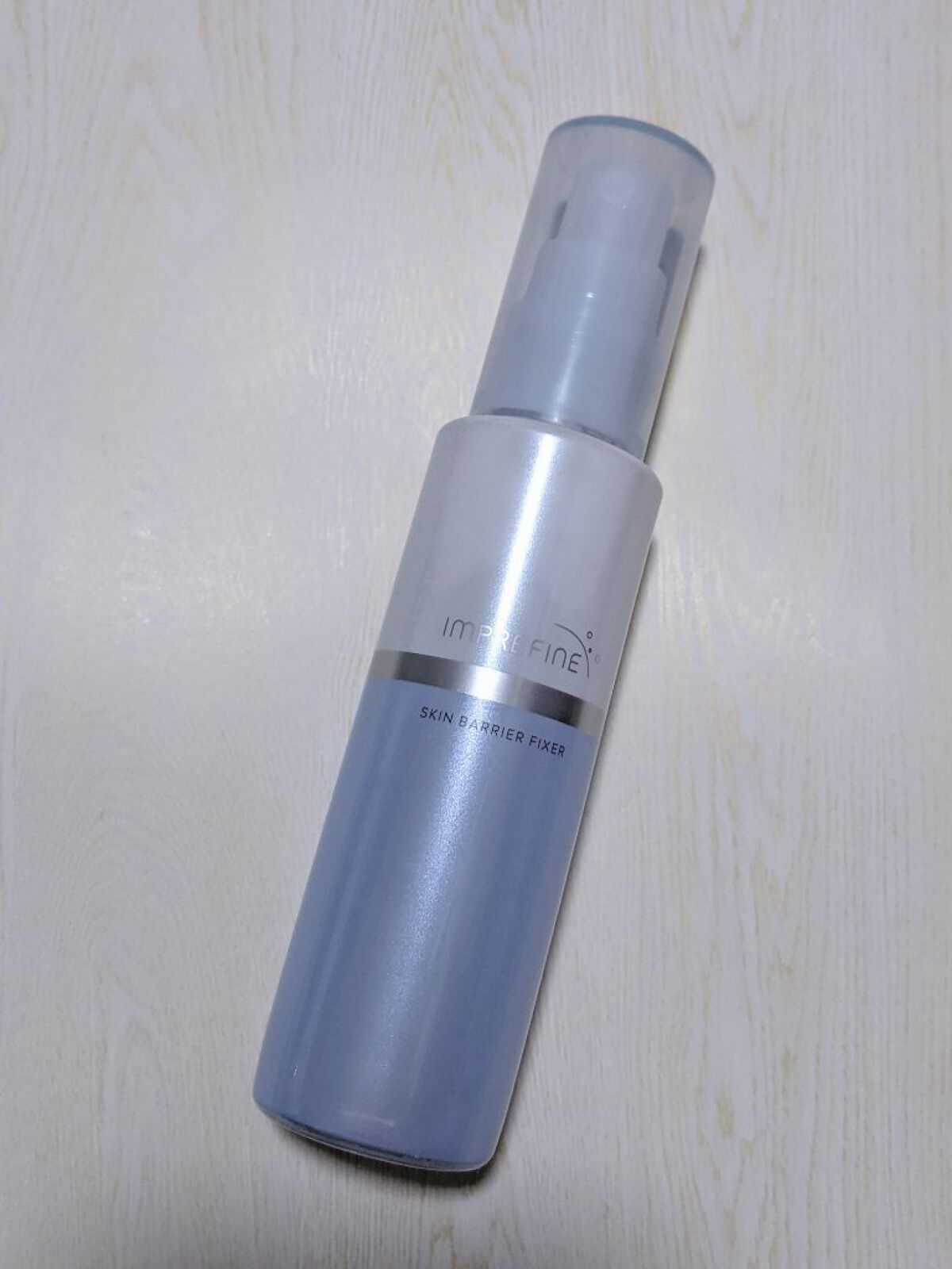 インプリファイン スキンバリアフィクサーのクチコミ「インプリファイン
スキンバリアフィクサー

メイクの上からも
使える
スキンバリアフィクサー！.....」（3枚目）