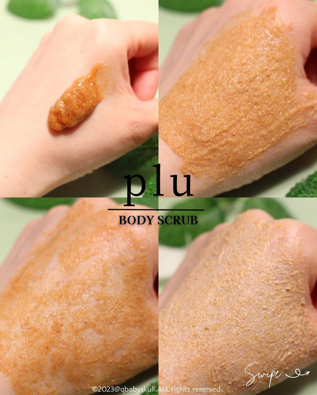 オリジナルボディスクラブ ホワイトムスク/plu/ボディスクラブを使ったクチコミ(8枚目)