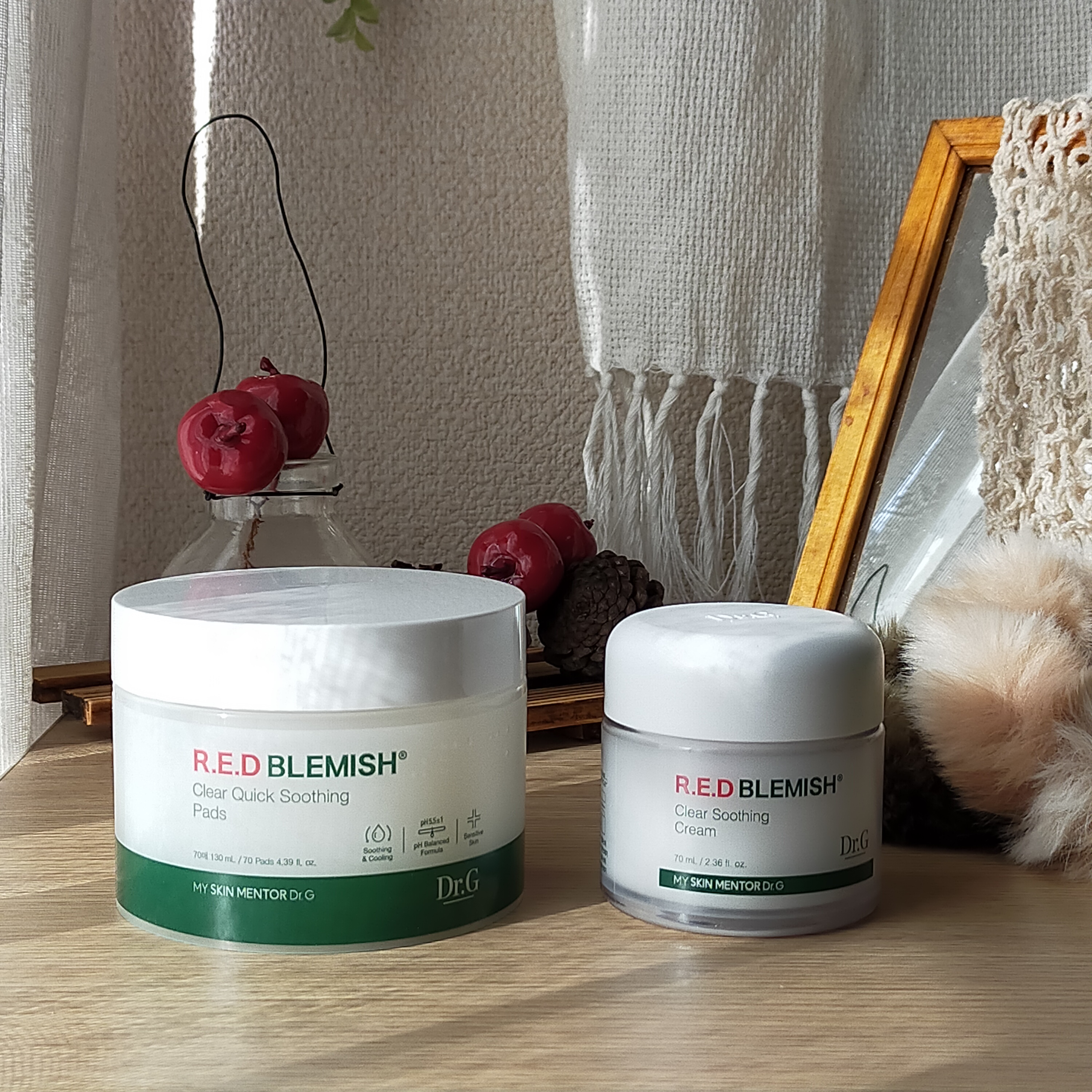 レッドブレミッシュクリアクイックスージングパック/Dr.G/拭き取り化粧水を使ったクチコミ（1枚目）