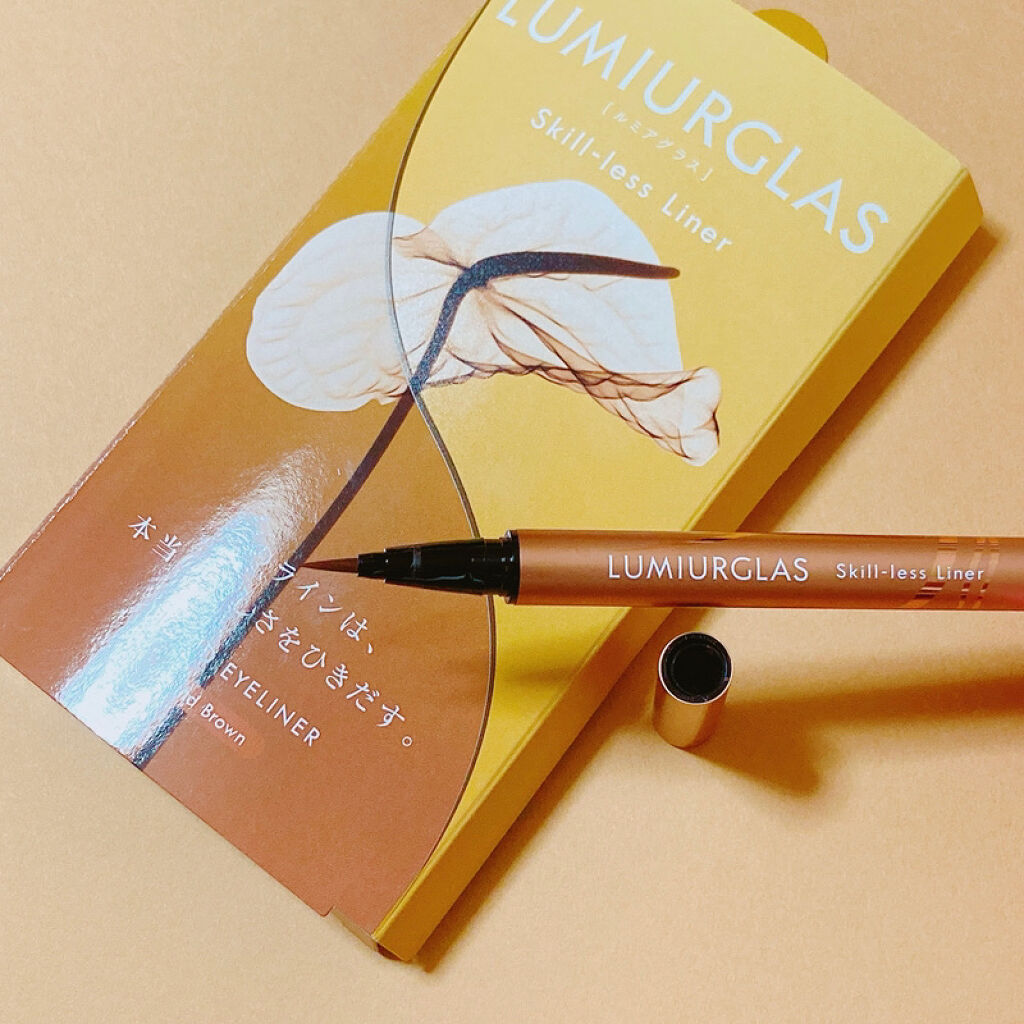 スキルレスライナー/LUMIURGLAS/リキッドアイライナーを使ったクチコミ（3枚目）
