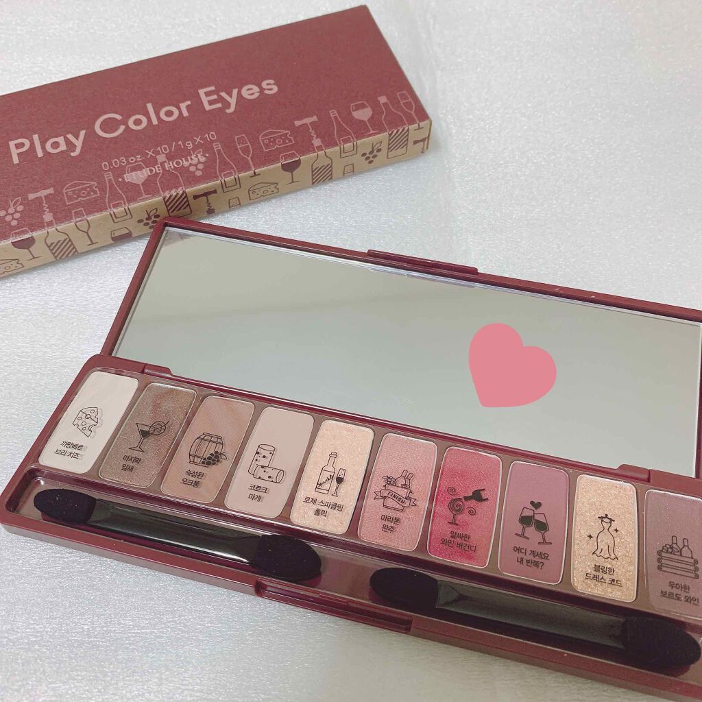 プレイカラー アイシャドウ/ETUDE/アイシャドウパレットを使ったクチコミ（1枚目）