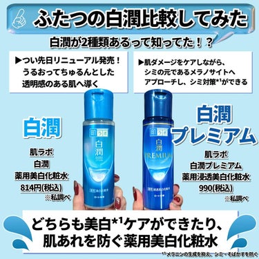 白潤薬用美白化粧水 170ml（ボトル）/肌ラボ/化粧水を使ったクチコミ（2枚目）
