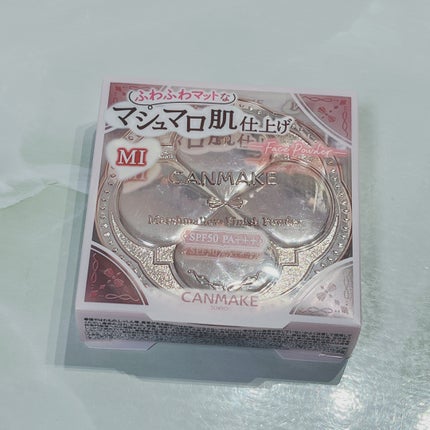 マシュマロフィニッシュパウダー MI マットアイボリーオークル(新パッケージ)/キャンメイク/プレストパウダーを使ったクチコミ(1枚目)