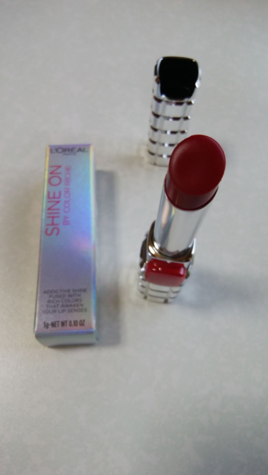 シャインオン 951 サングリア/ロレアル パリ/口紅を使ったクチコミ（2枚目）