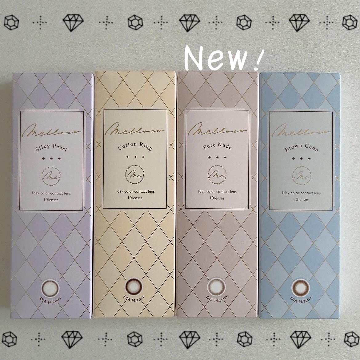 melloew 1day/melloew/ワンデー（１DAY）カラコンを使ったクチコミ（1枚目）