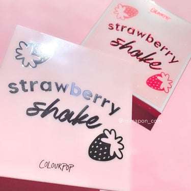 STRAWBERRY SHAKE/ColourPop/アイシャドウパレットを使ったクチコミ（4枚目）