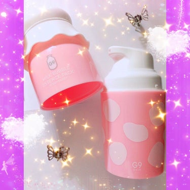 MILK BUBBLE ESSENCE PACK ＃STRAWBERRY/G9SKIN/美容液を使ったクチコミ（3枚目）