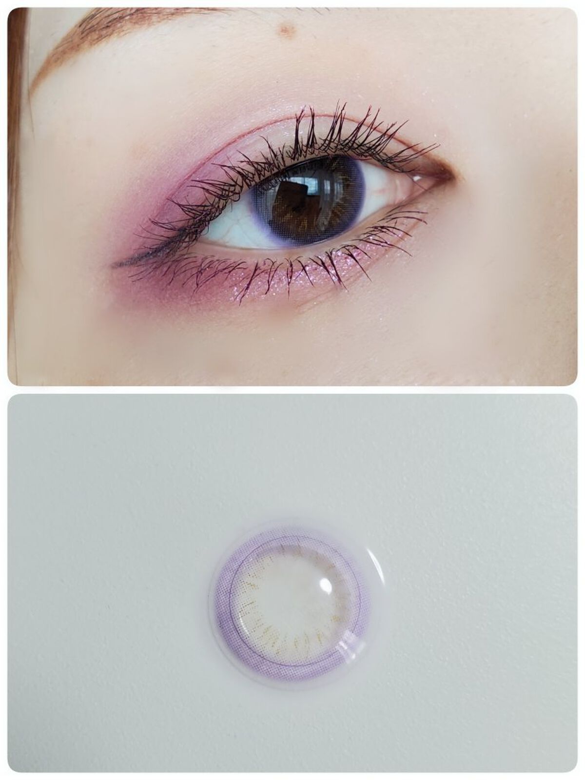 蜜のレンズ Deep Shine violetのクチコミ「LensVery
Deep Shine
<VIOLET>

・商品名:ディープ シャイン
・使.....」（2枚目）