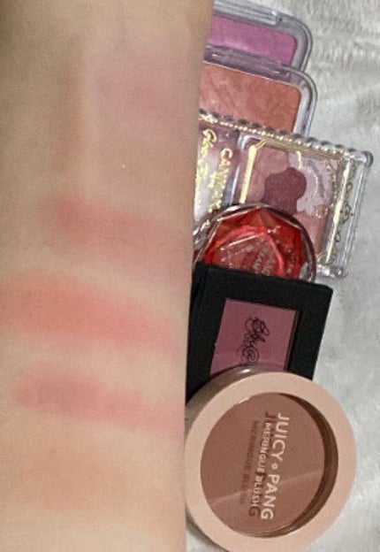 グロウフルールチークス/キャンメイク/パウダーチークを使ったクチコミ(4枚目)